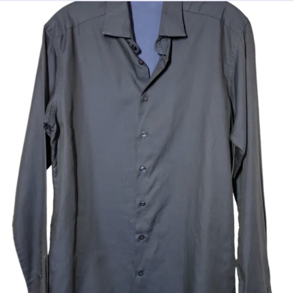 Etro 39 Midnight Blue Quiet Luxury Made In Italy Button Shirt S